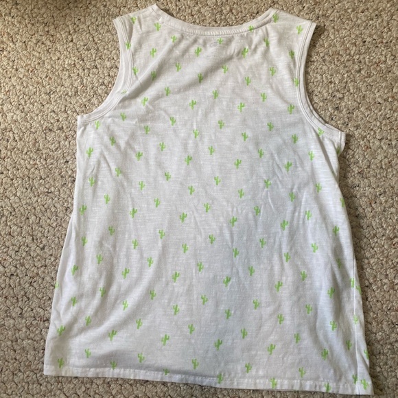 SO Cactus Tank Top Sleeveless Desert Theme Size Medium - Picture 3 of 13